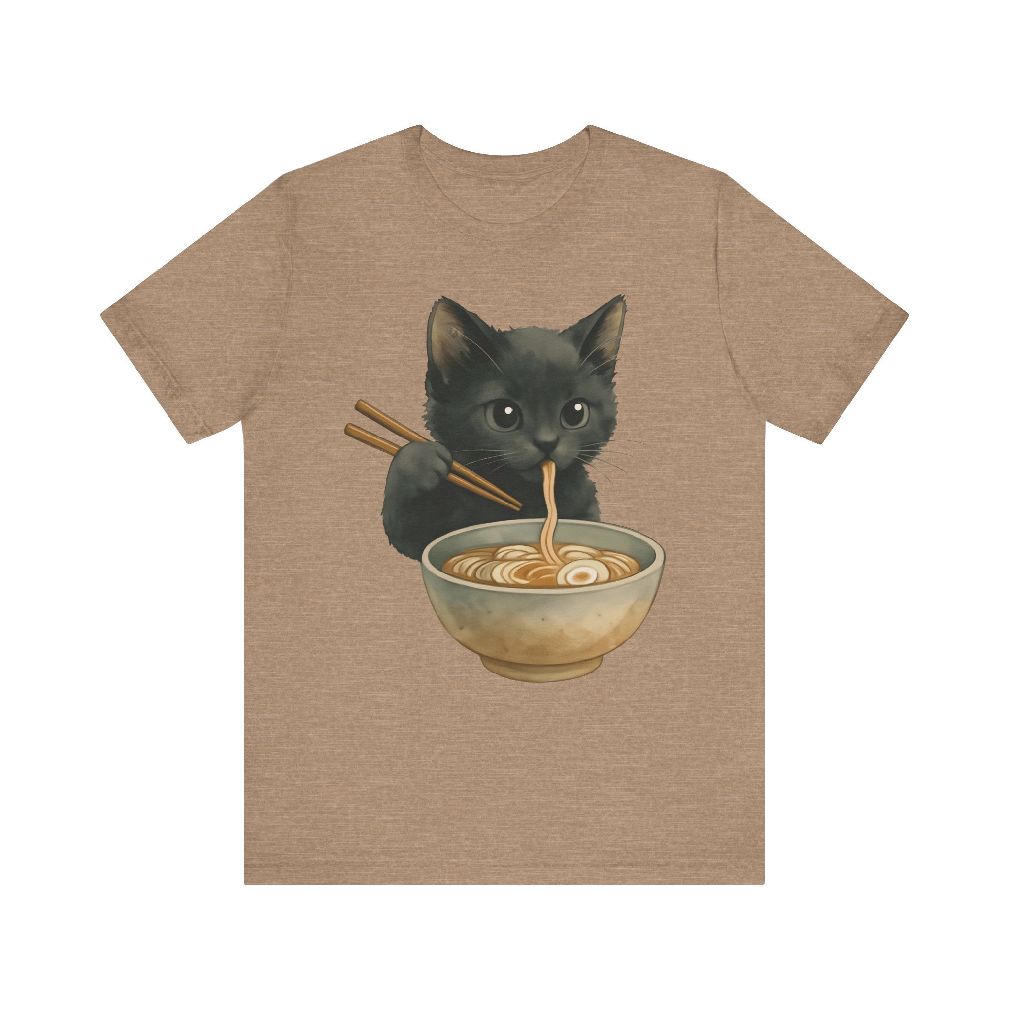 Kitten Eating Ramen T-Shirt