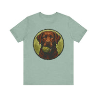 Chocolate Lab Water Color T-Shirt