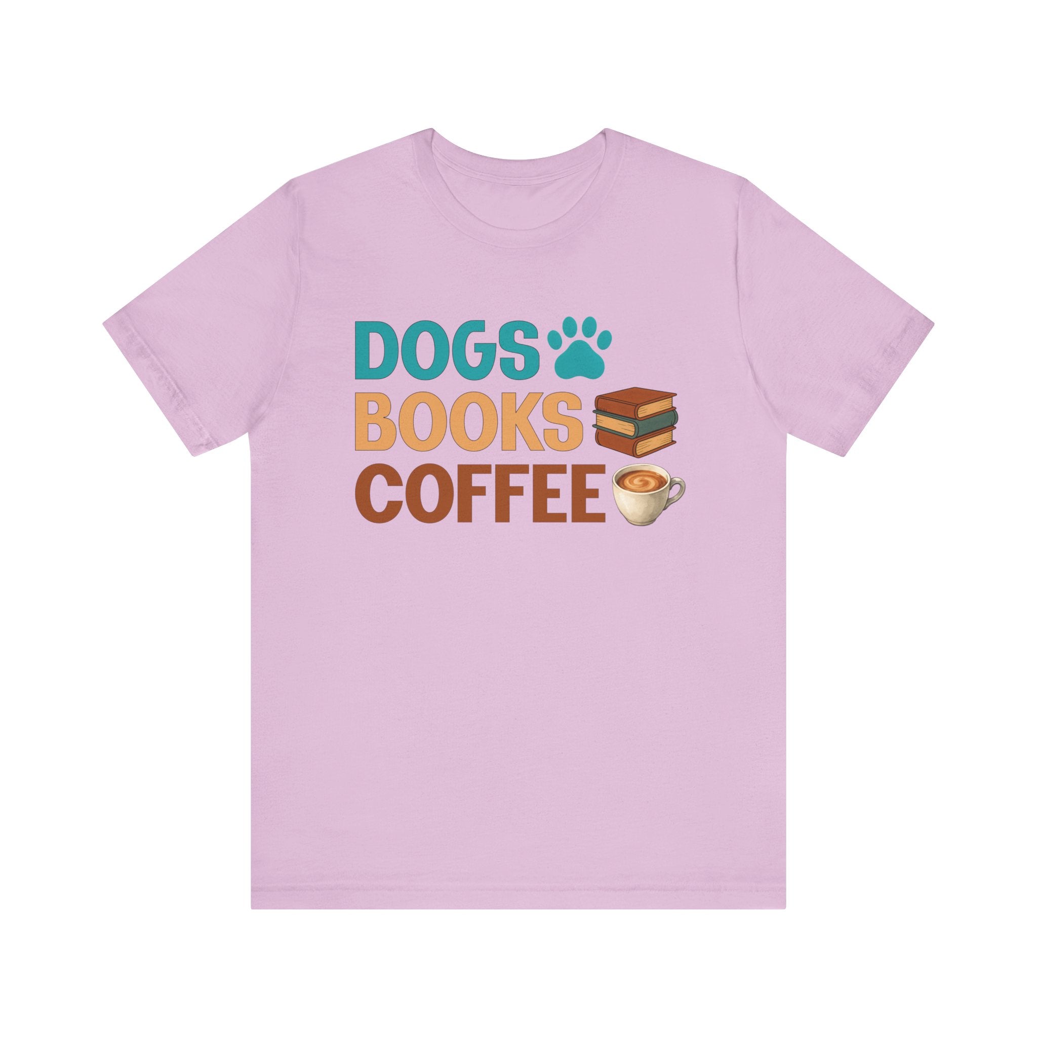 Dogs Books Coffee T-Shirt