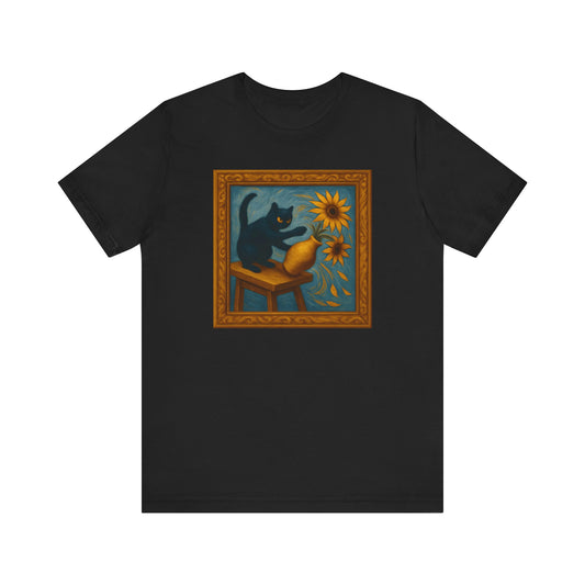 Van Gogh Cat T-Shirt