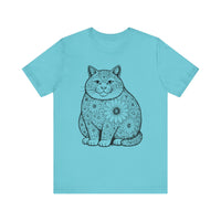 Fat Cat Sunflower T-Shirt