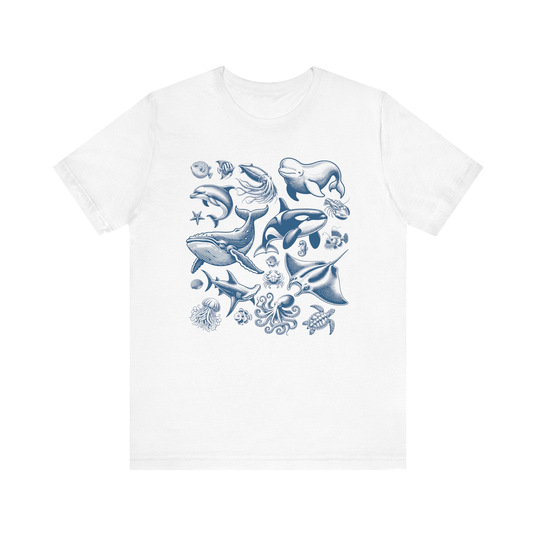 Ocean Life Collage T-Shirt