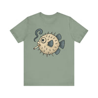 Pufffer Fish Smoking Cigarette T-Shirt