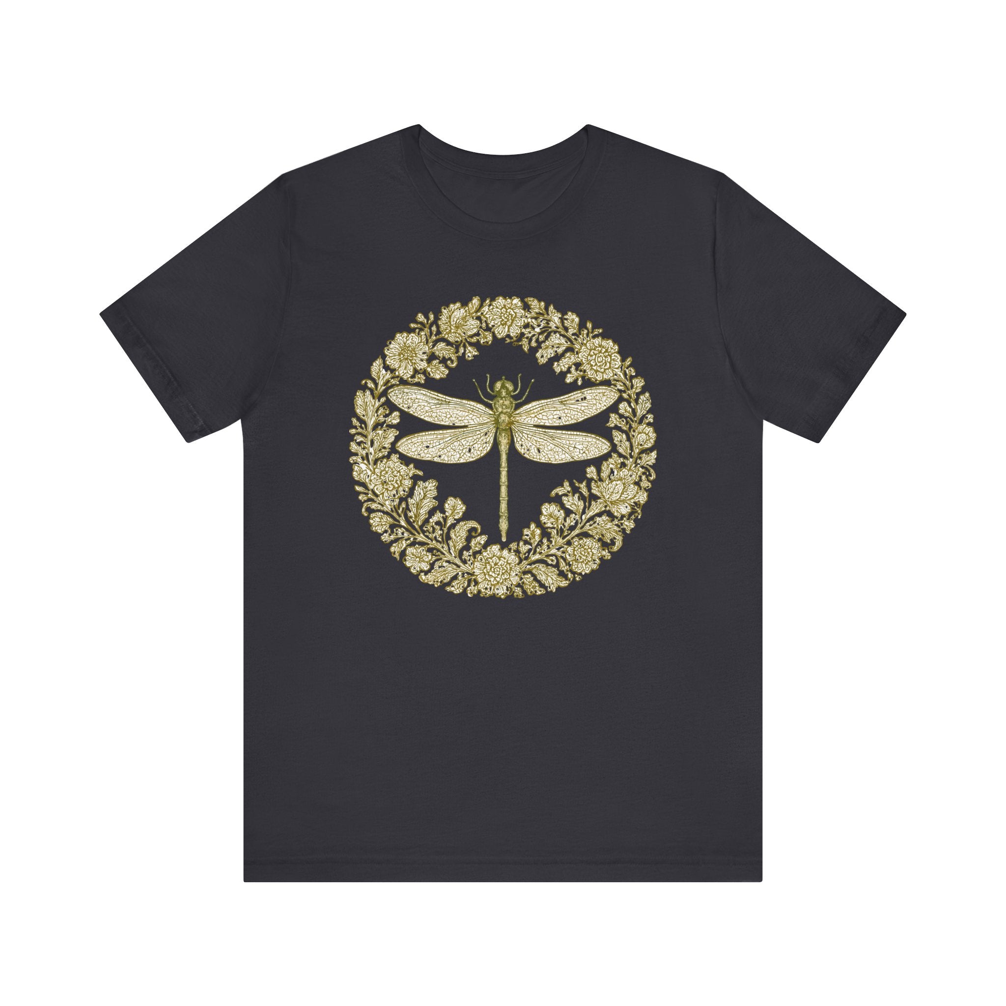 Floral Dragonfly T-Shirt