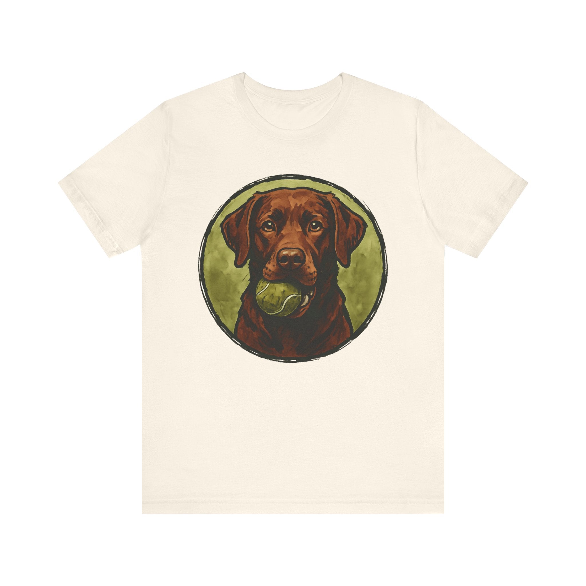 Chocolate Lab Water Color T-Shirt