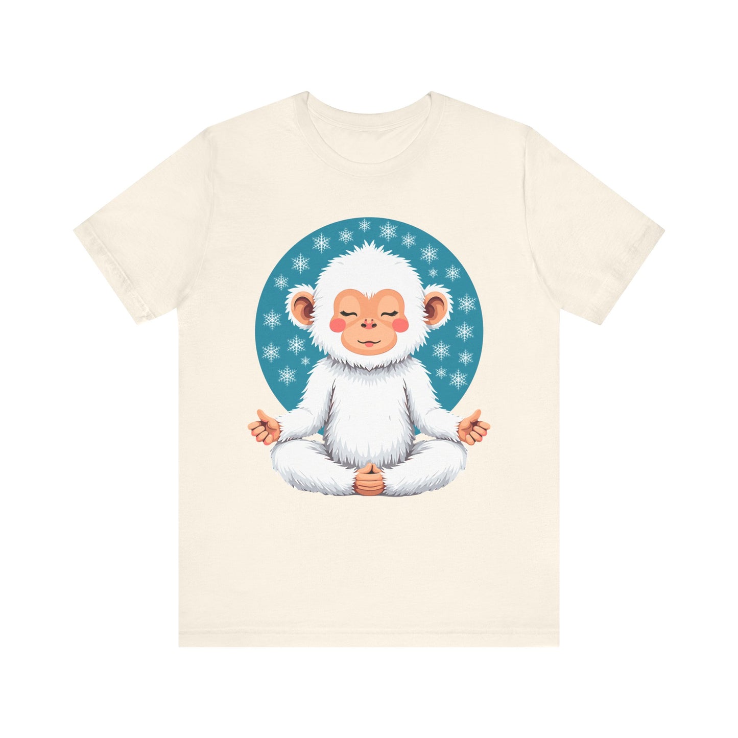 Meditating Snow Monkey T-Shirt