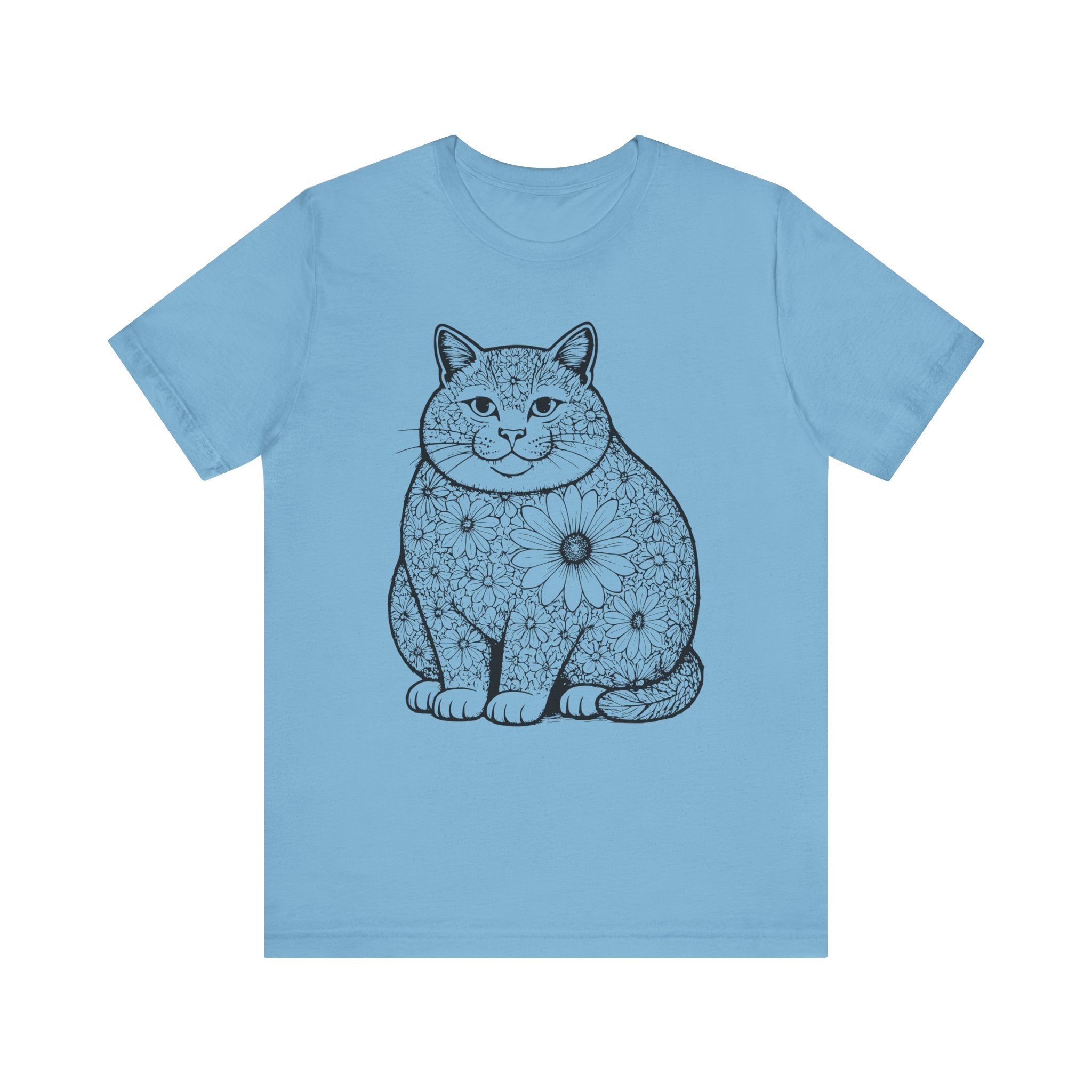 Fat Cat Sunflower T-Shirt