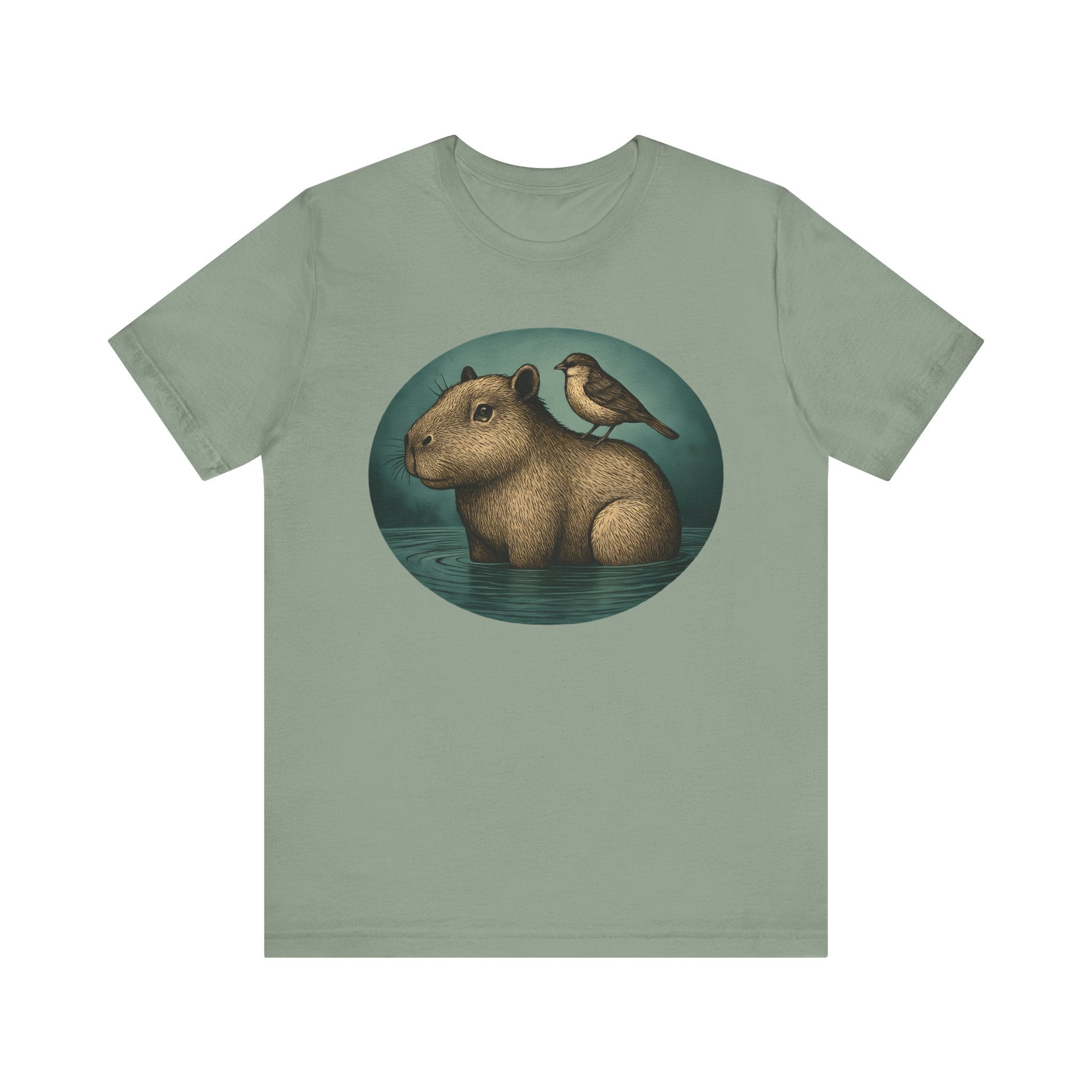 Capybara and Sparrow T-Shirt