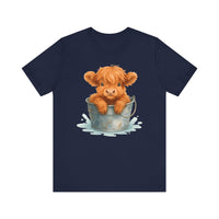 Highland Calf in Tub T-Shirt