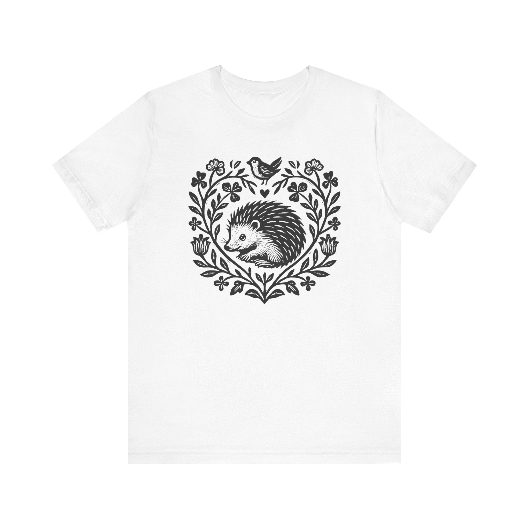 Hedgehog Linocut T-Shirt
