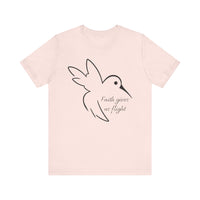 Hummingbird Faith Gives Us Flight T-Shirt