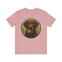 Chocolate Lab Water Color T-Shirt