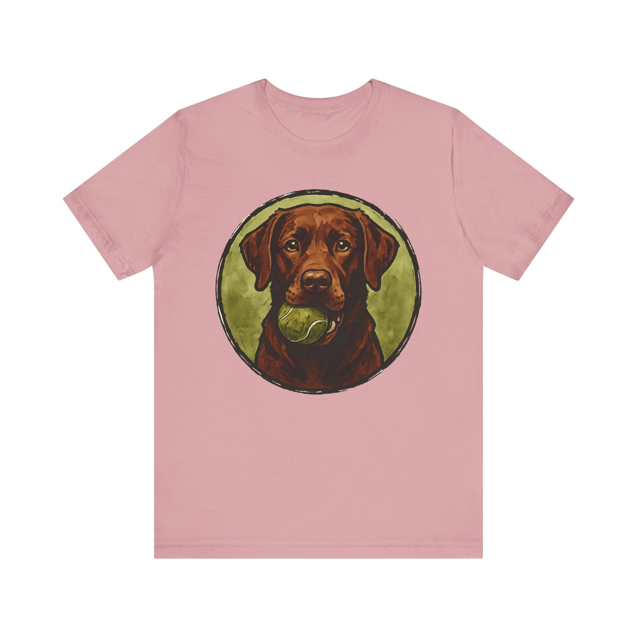 Chocolate Lab Water Color T-Shirt