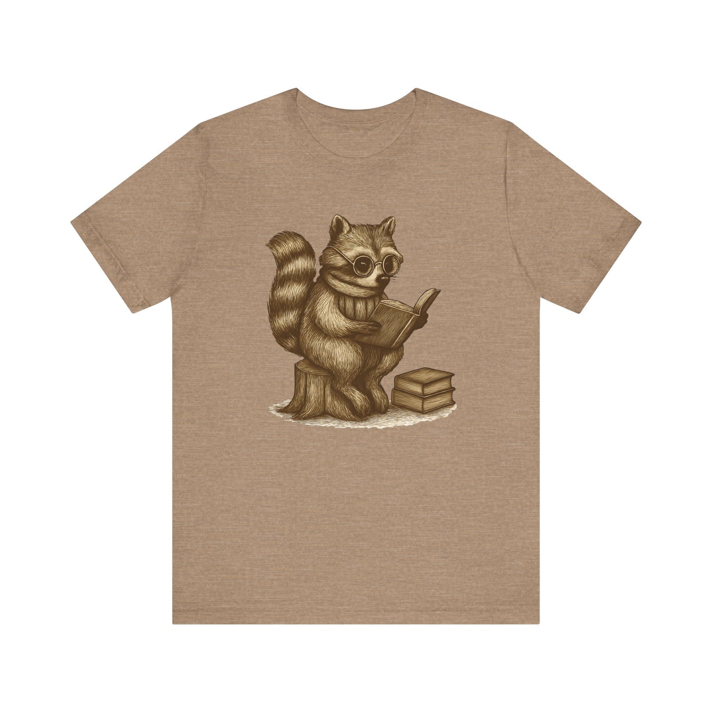 Raccoon Reading T-Shirt