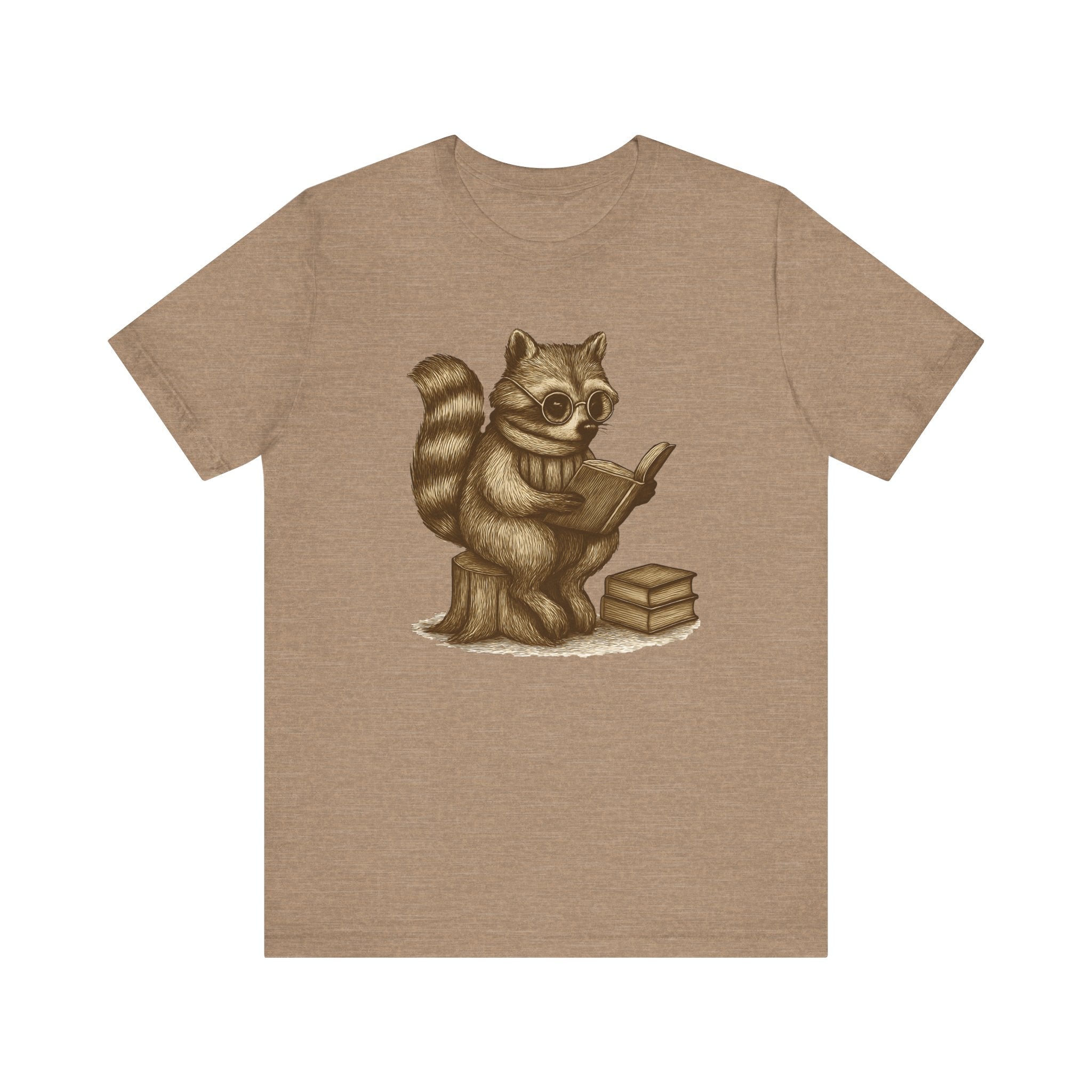 Raccoon Reading T-Shirt
