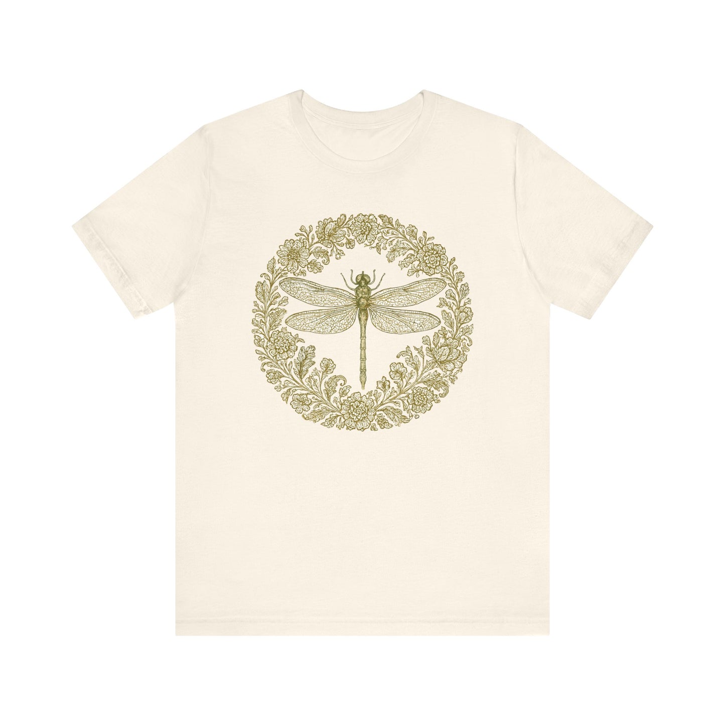 Floral Dragonfly T-Shirt