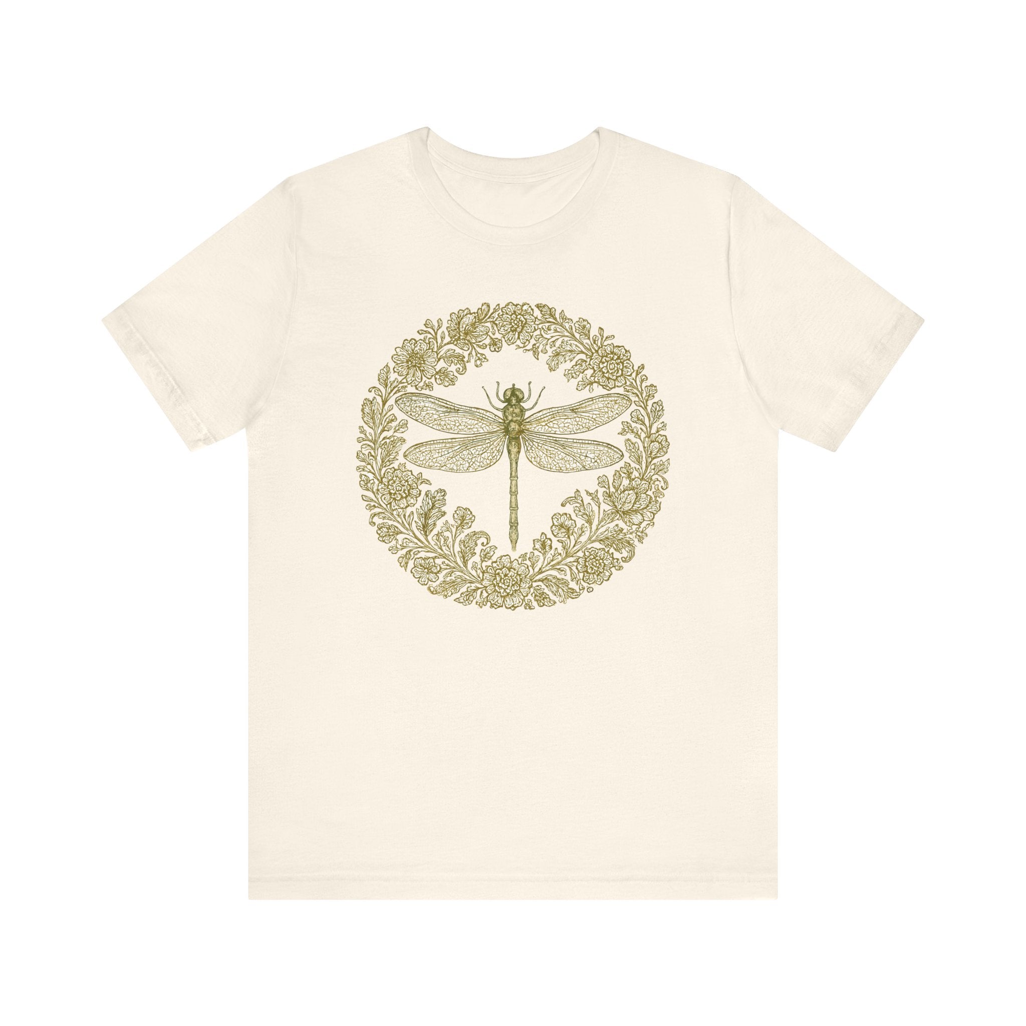 Floral Dragonfly T-Shirt