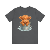 Highland Calf in Tub T-Shirt