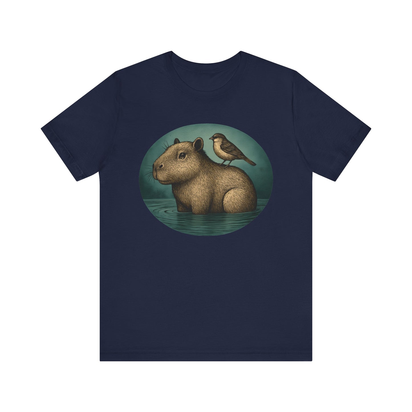 Capybara and Sparrow T-Shirt