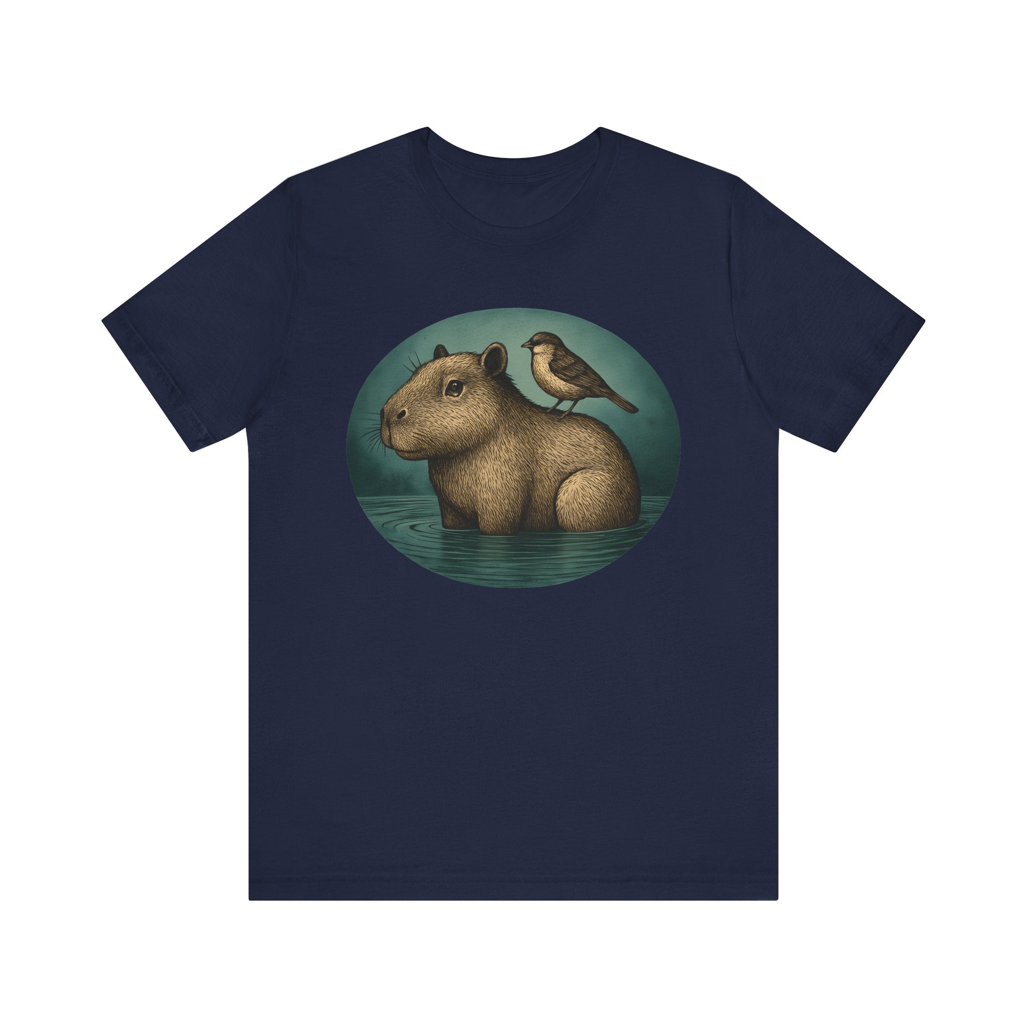 Capybara and Sparrow T-Shirt