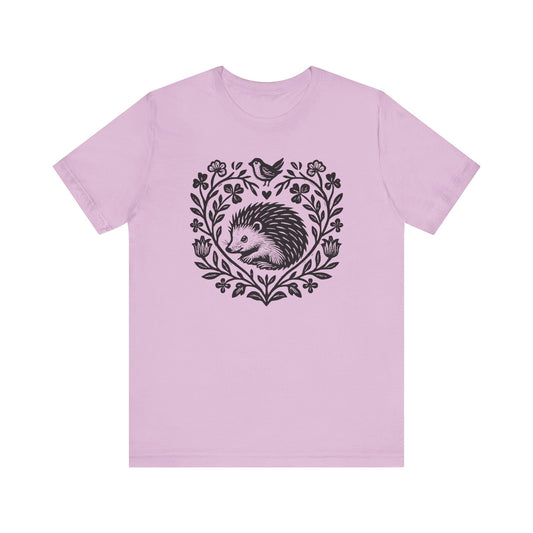 Hedgehog Linocut T-Shirt