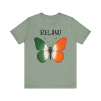 Ireland Flag Butterfly T-Shirt