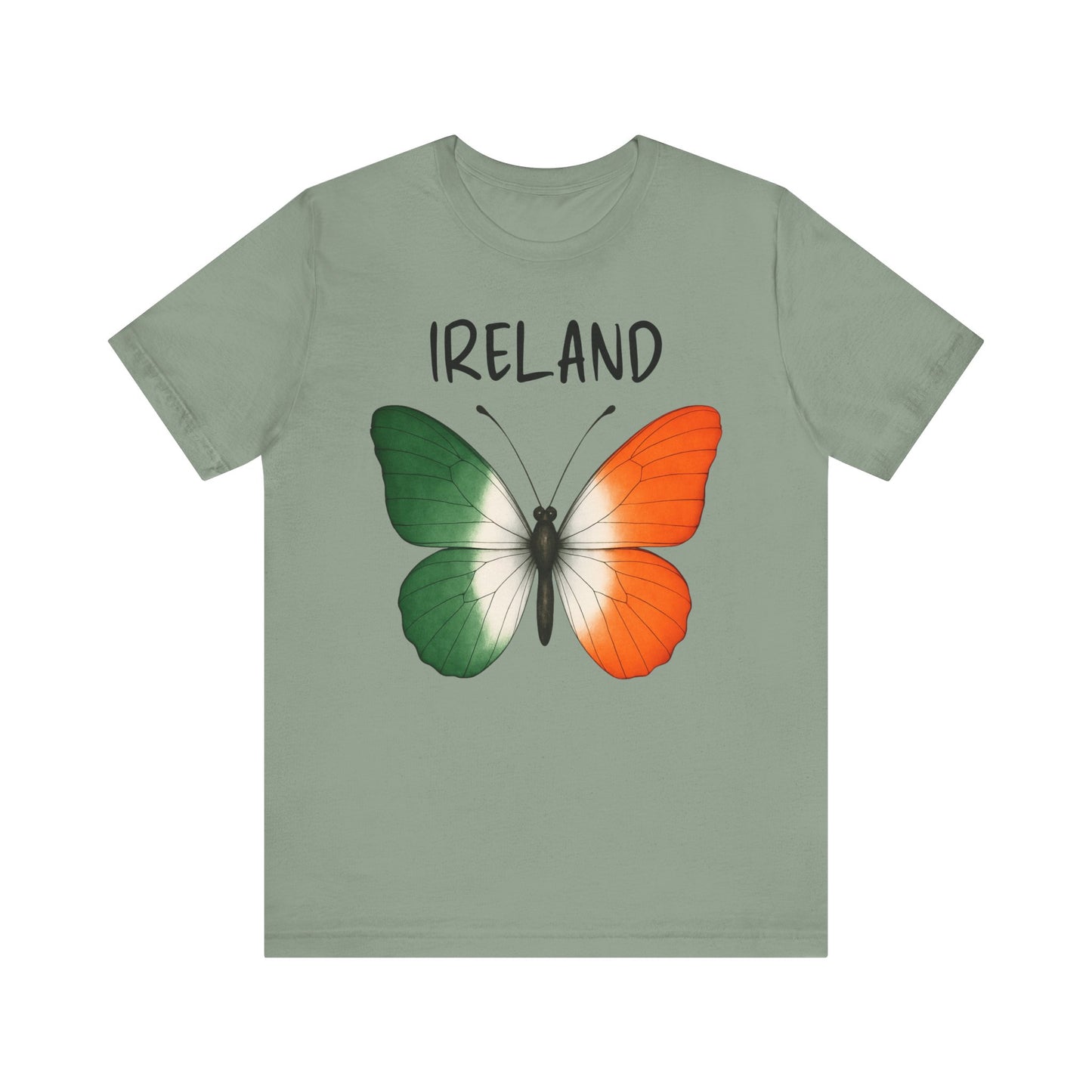 Ireland Flag Butterfly T-Shirt
