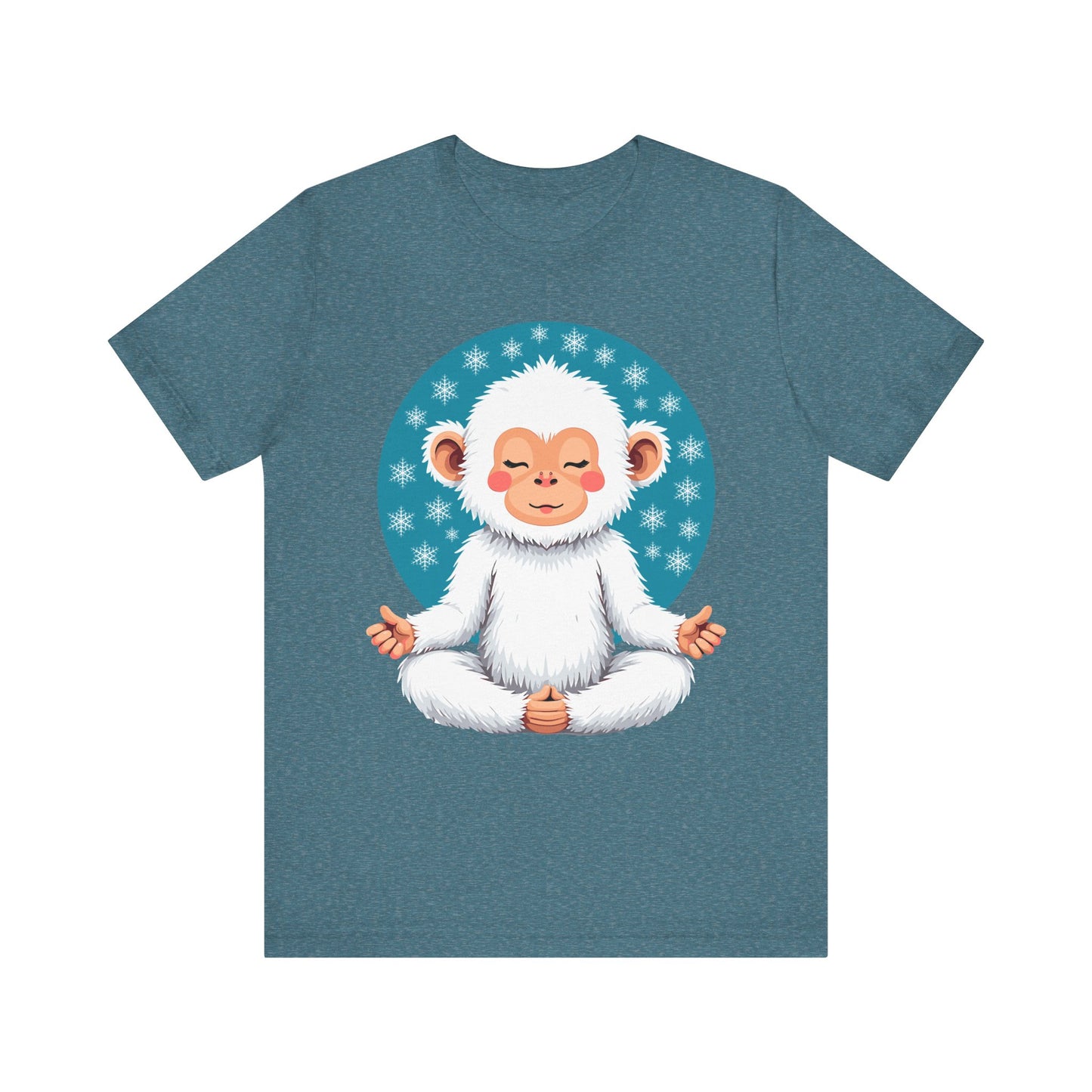 Meditating Snow Monkey T-Shirt