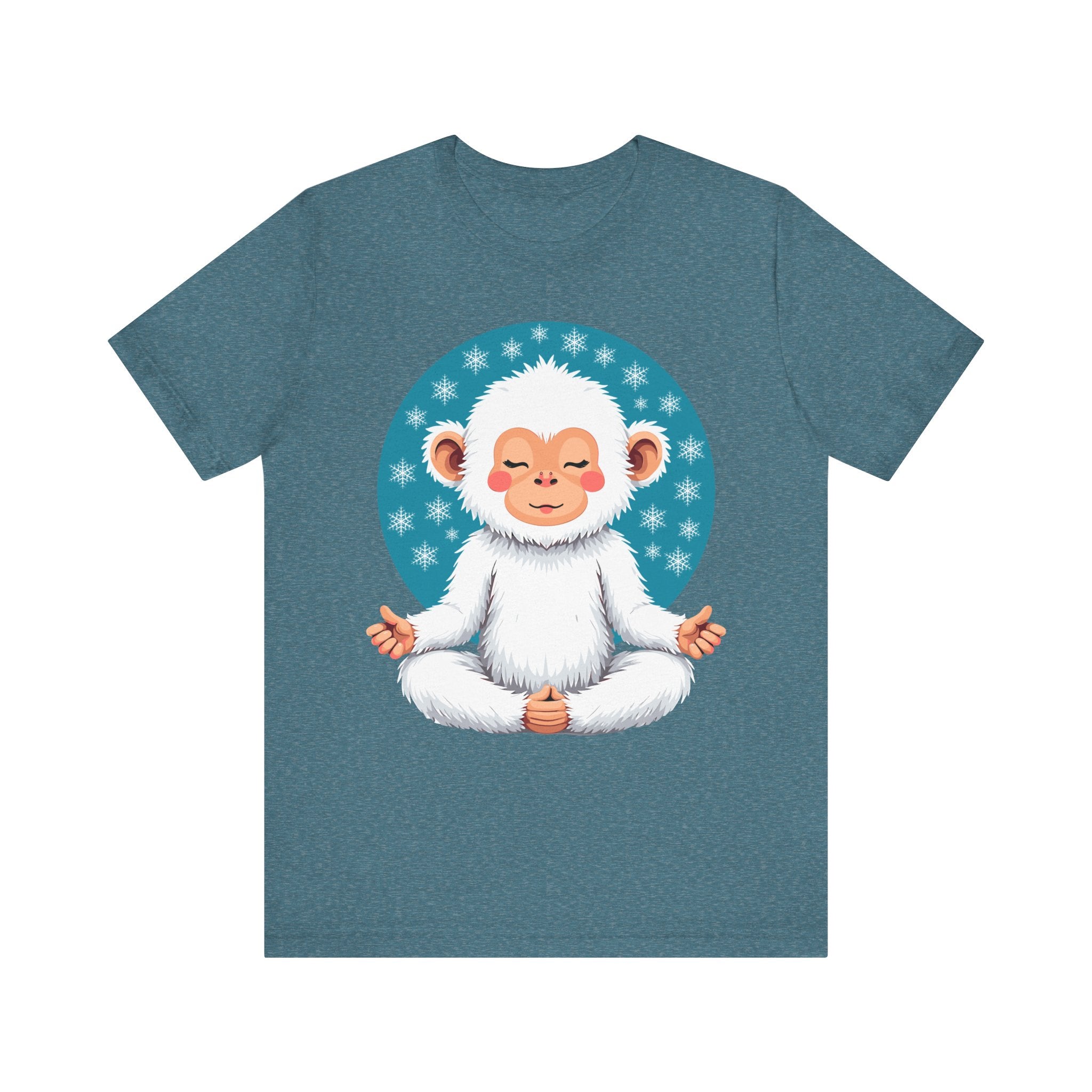 Meditating Snow Monkey T-Shirt