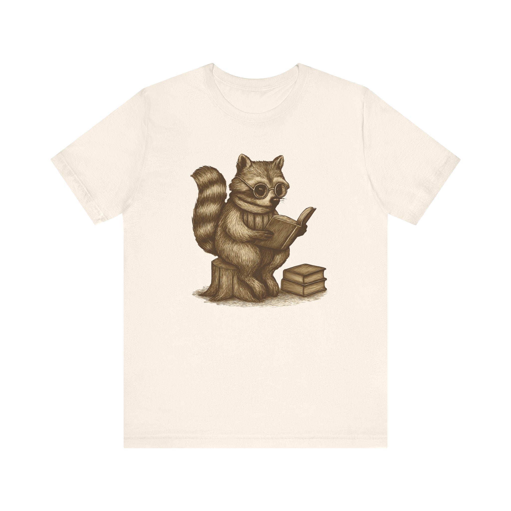 Raccoon Reading T-Shirt