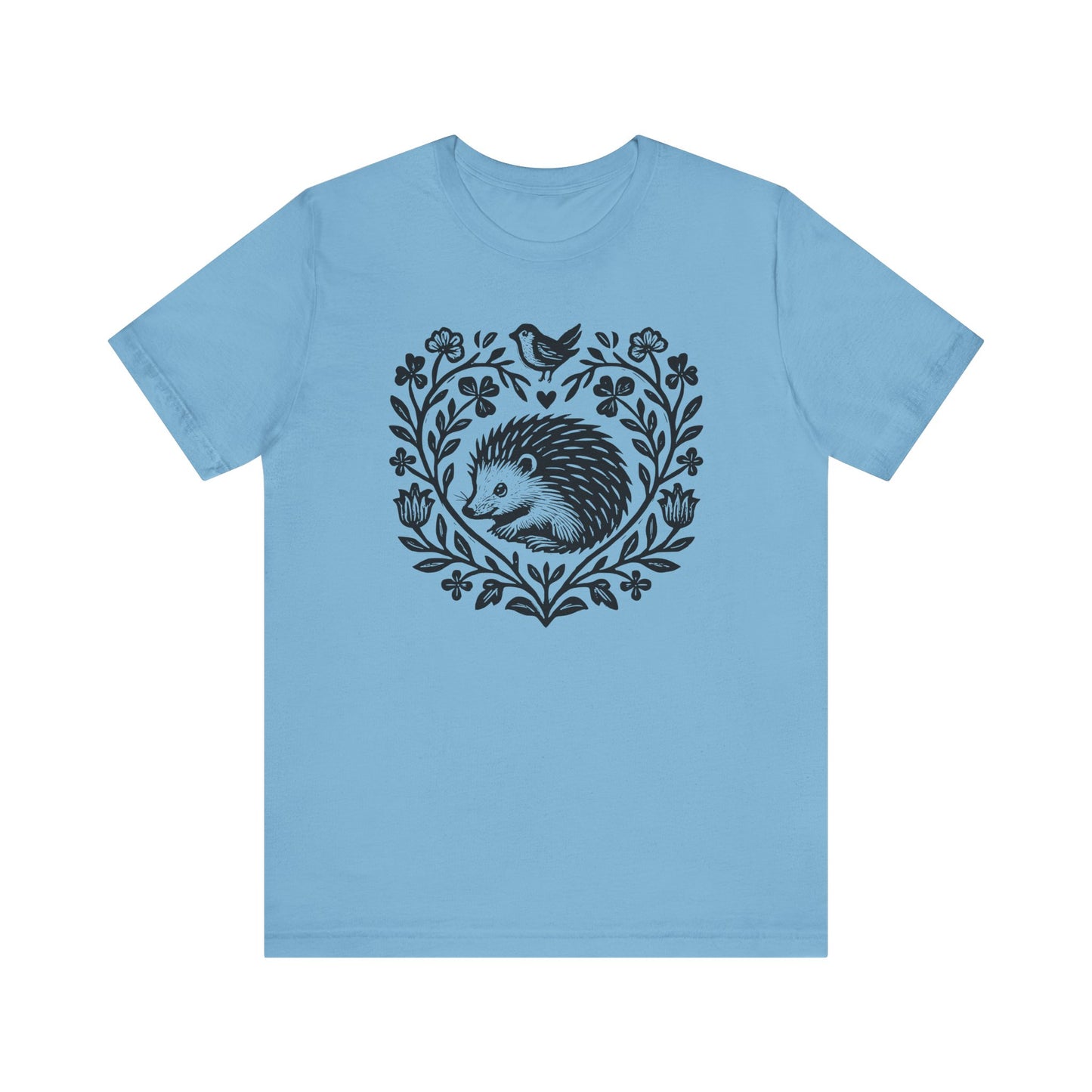 Hedgehog Linocut T-Shirt