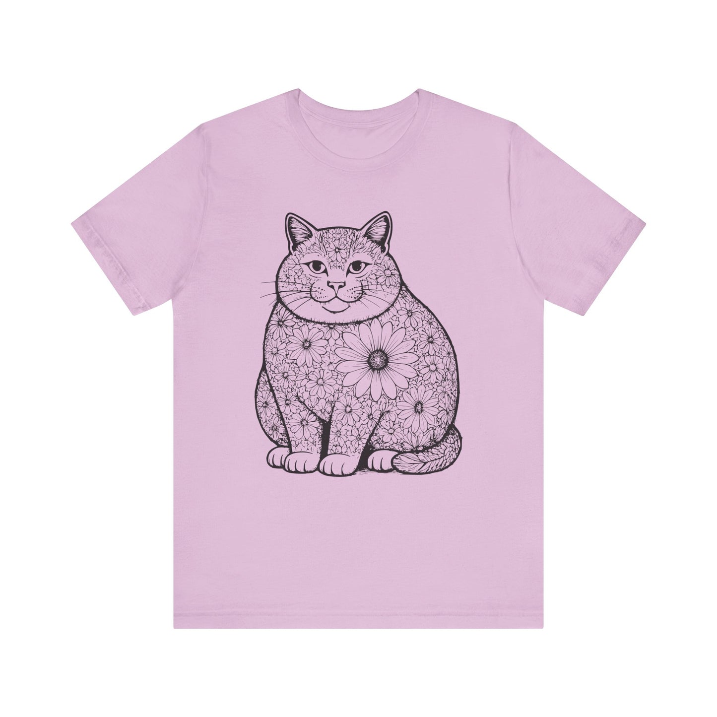 Fat Cat Sunflower T-Shirt