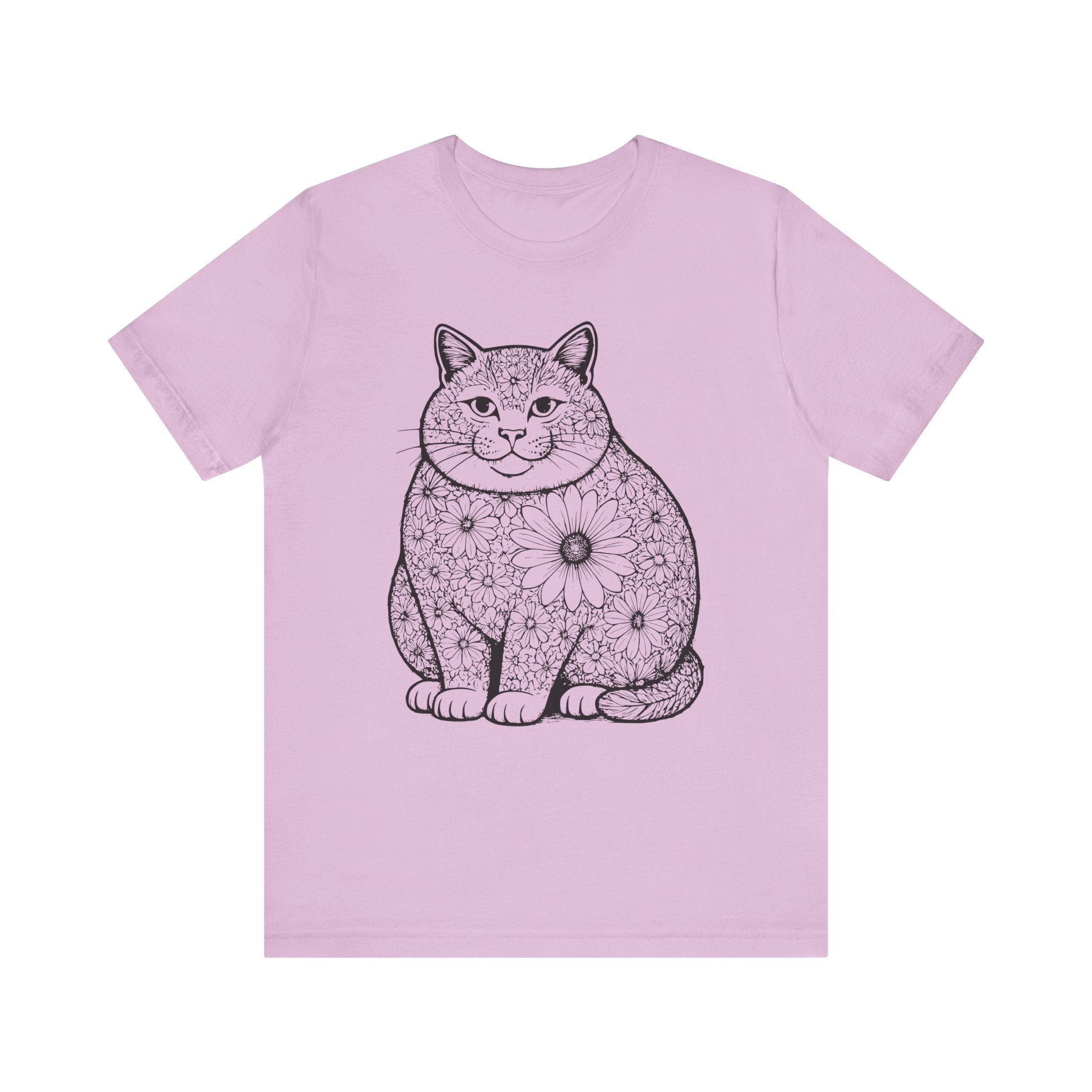 Fat Cat Sunflower T-Shirt