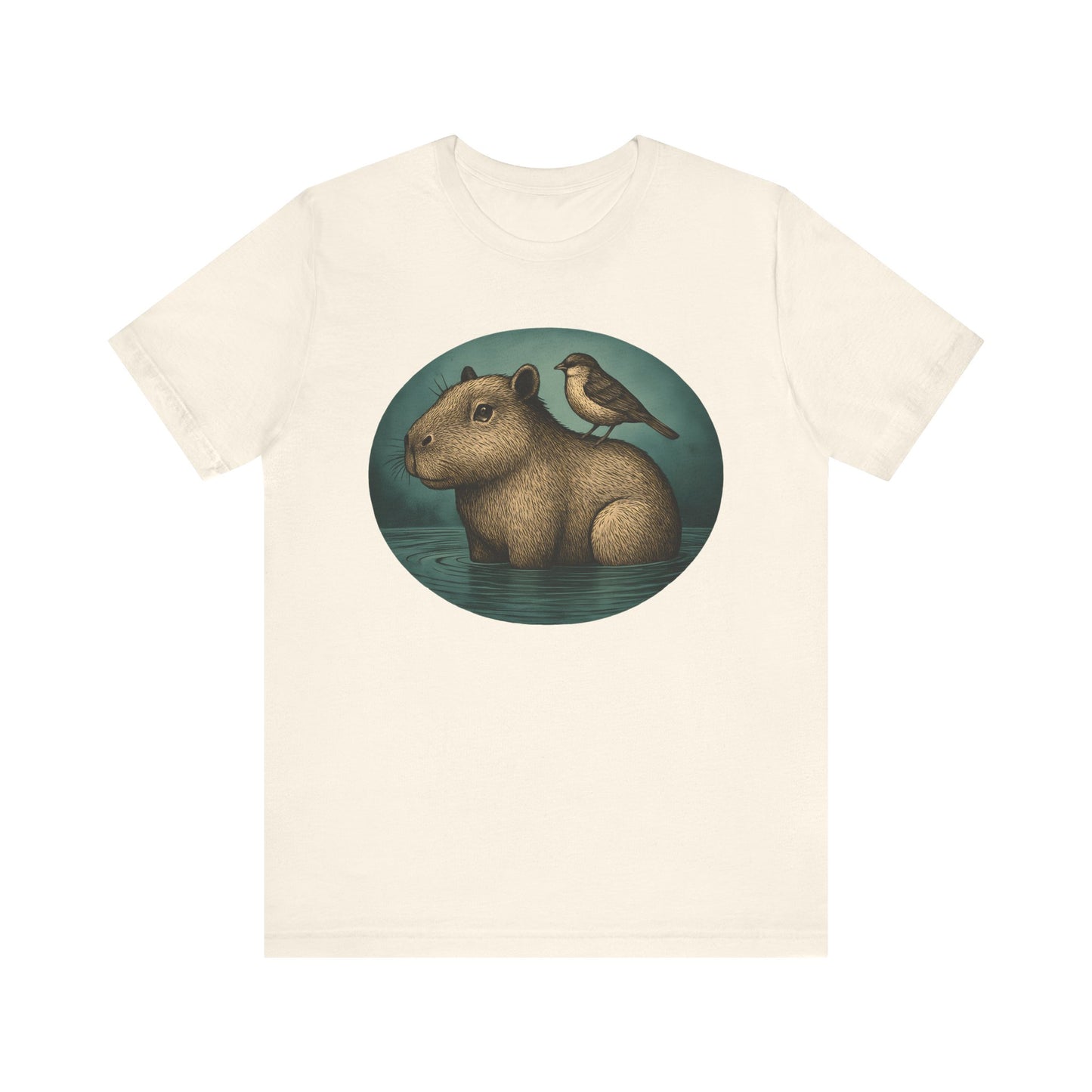 Capybara and Sparrow T-Shirt
