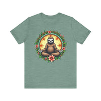 Meditating Sloth Mandala T-Shirt