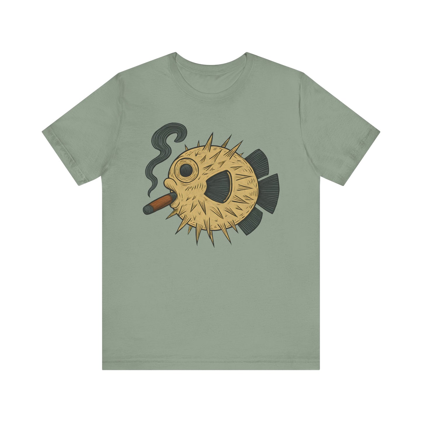 Puffer Fish Cigar T-Shirt