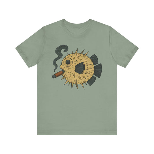 Puffer Fish Cigar T-Shirt
