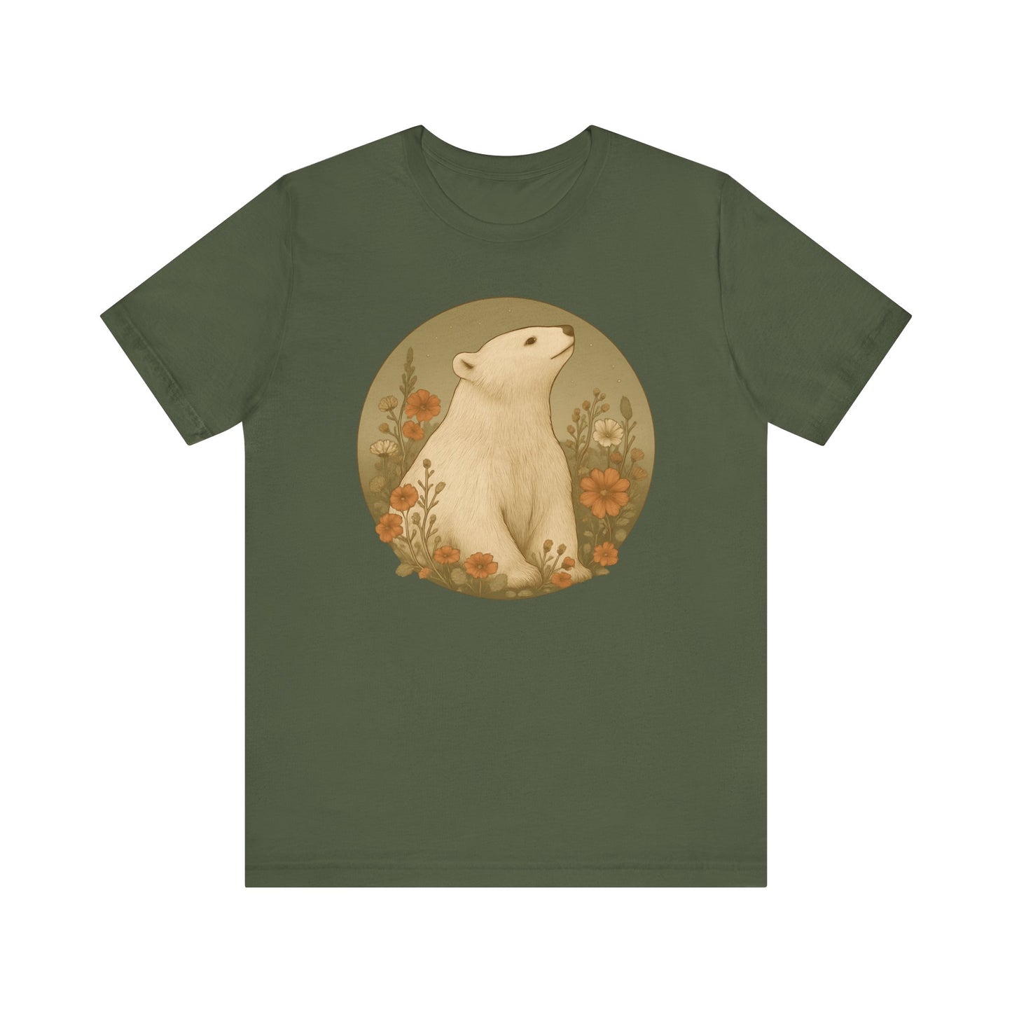 Polar Bear Arctic Foliage T-Shirt