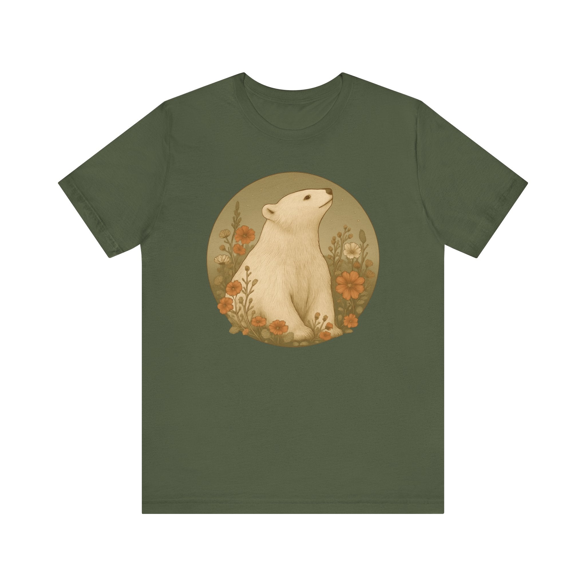 Polar Bear Arctic Foliage T-Shirt