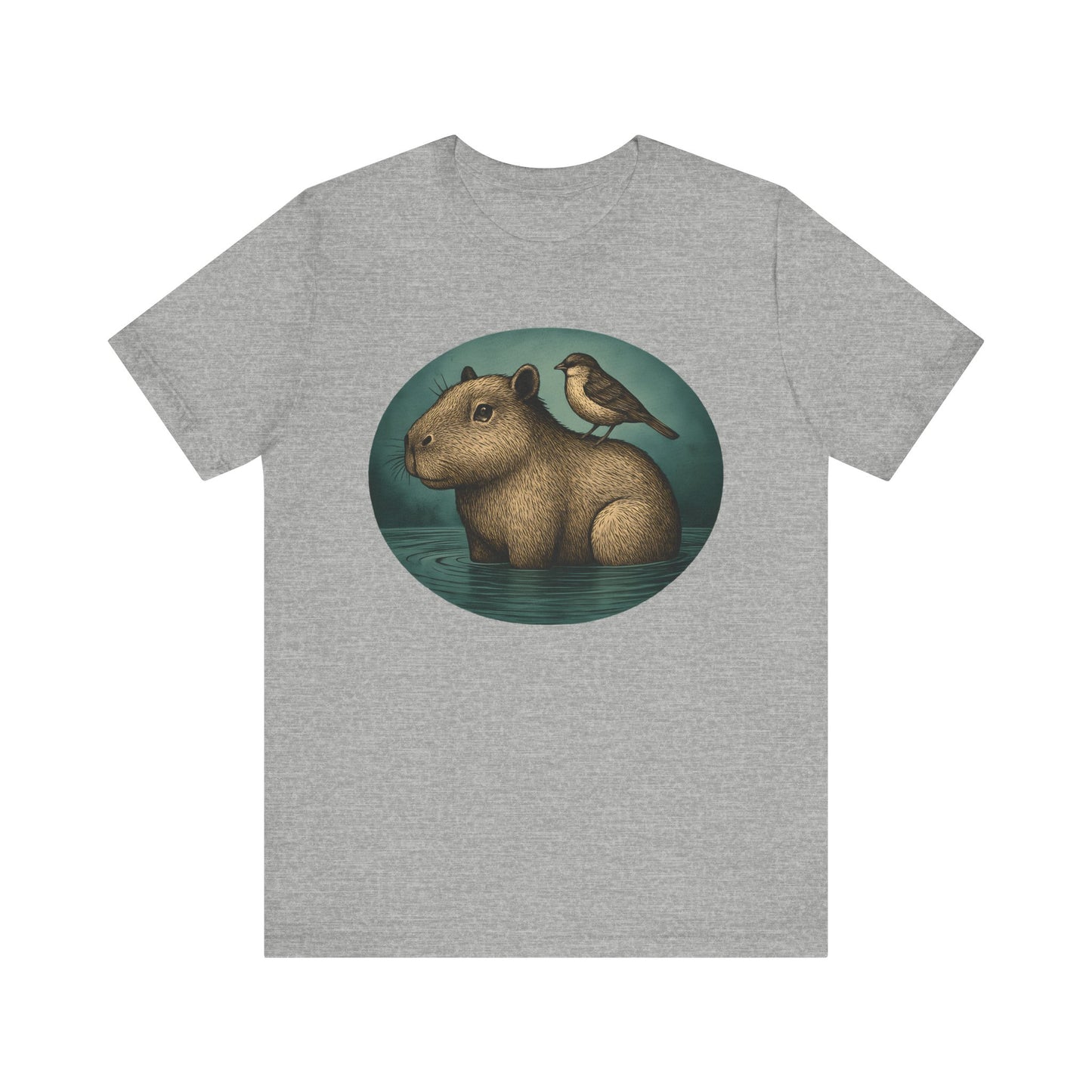 Capybara and Sparrow T-Shirt