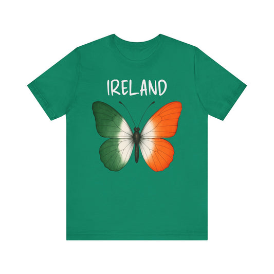 Ireland Flag Butterfly T-Shirt