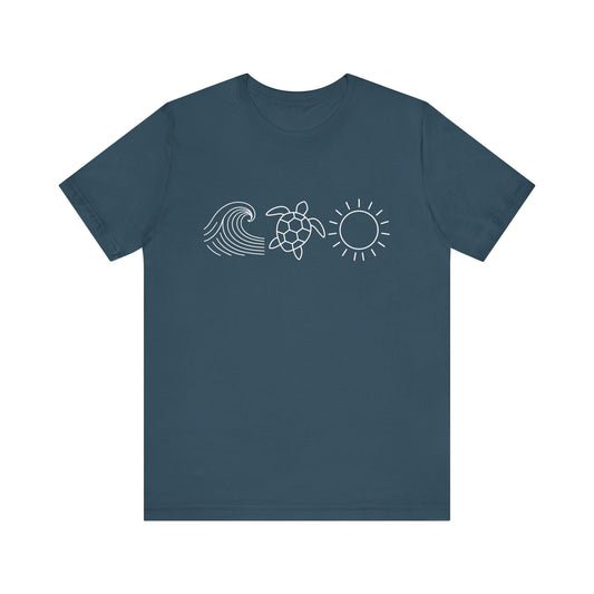 Ocean Turtle Sun T-Shirt