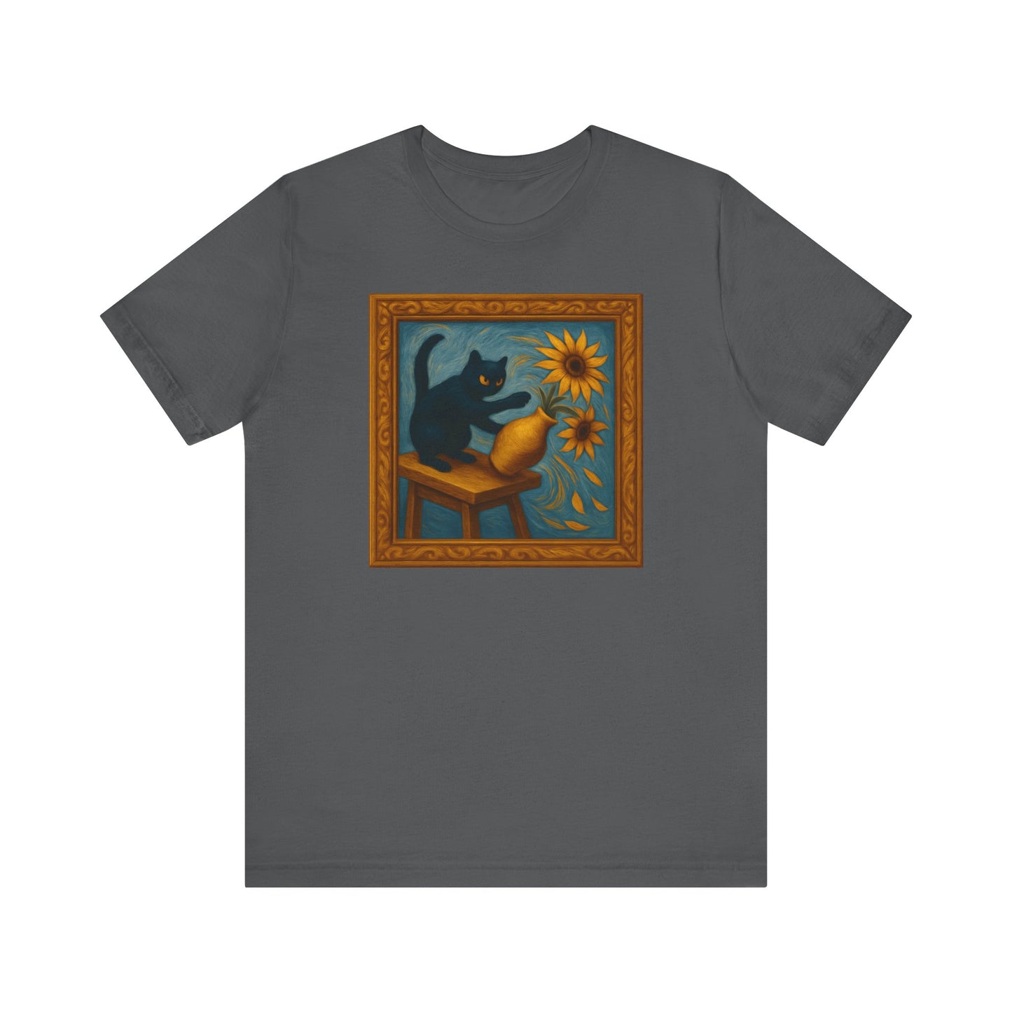 Van Gogh Cat T-Shirt