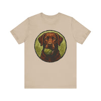 Chocolate Lab Water Color T-Shirt