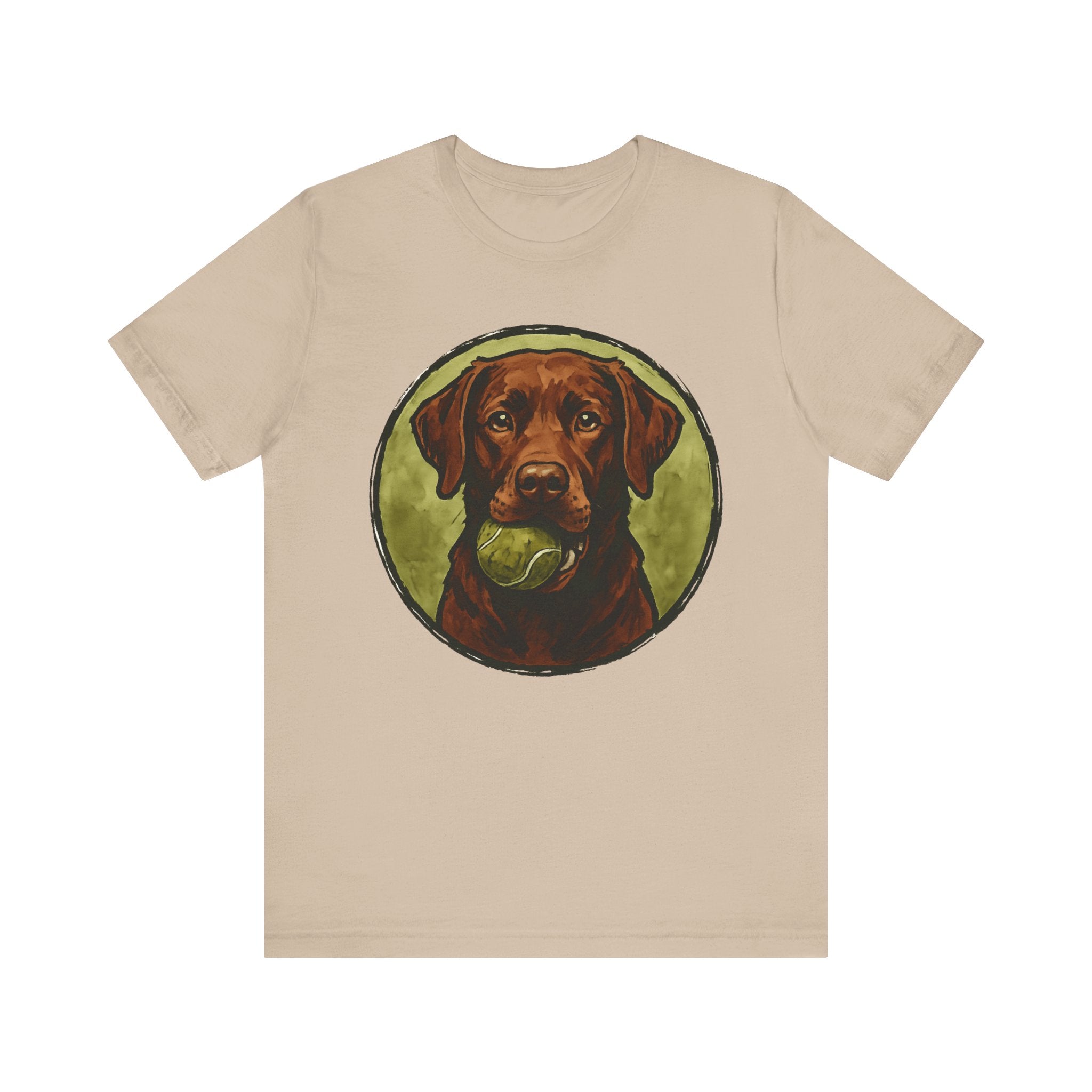 Chocolate Lab Water Color T-Shirt