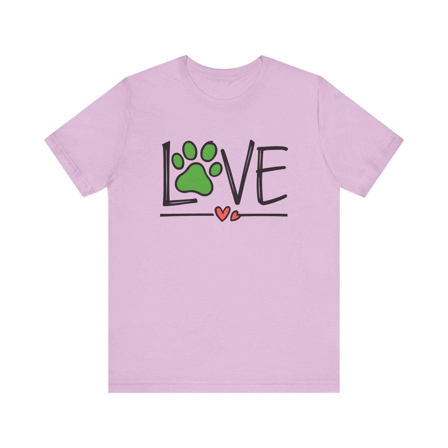 Love Dog Paw Print T-Shirt