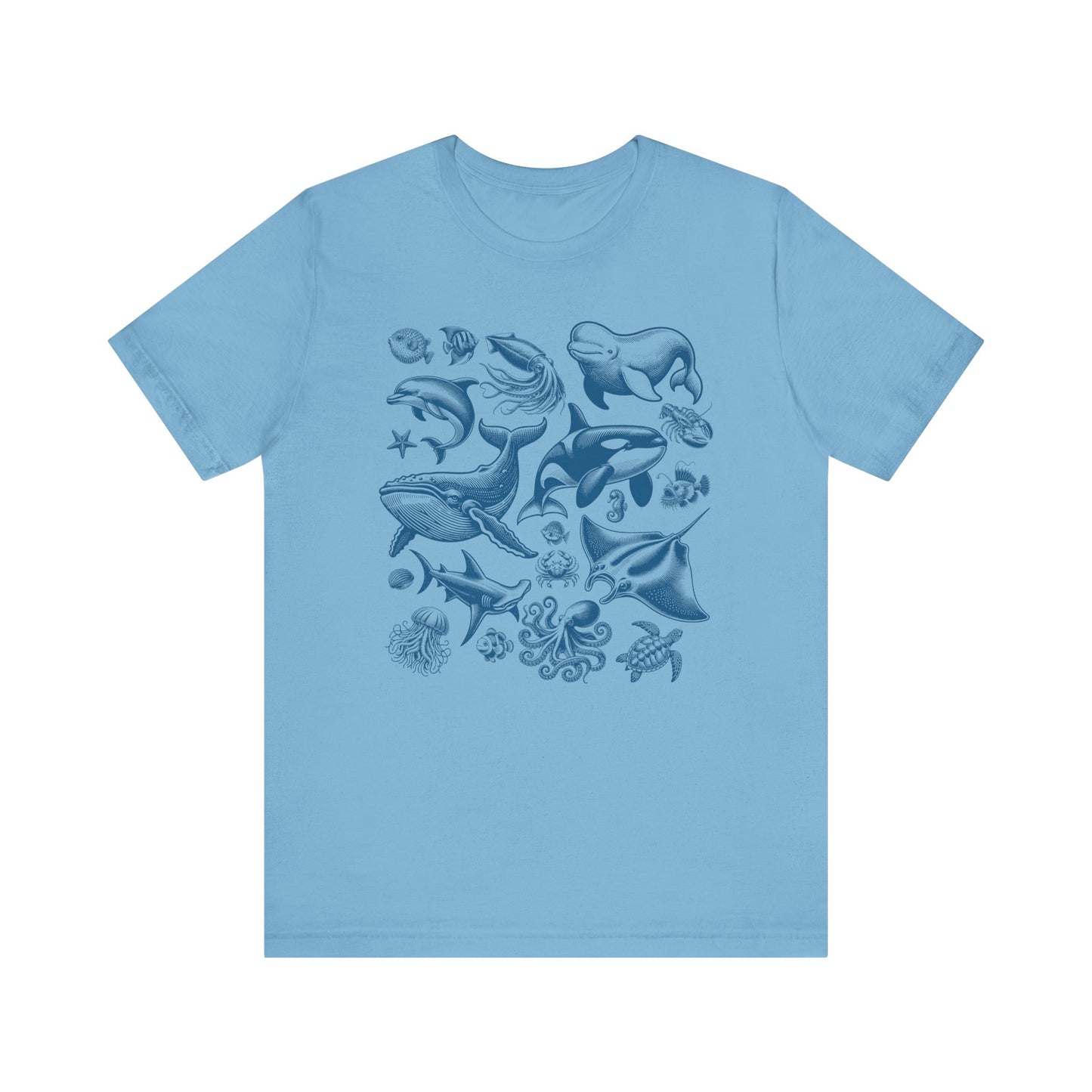 Ocean Life Collage T-Shirt