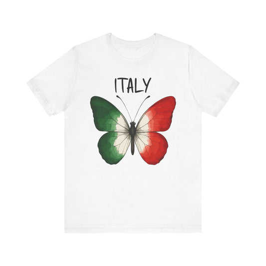 Italian Flag Butterfly T-Shirt