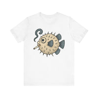 Pufffer Fish Smoking Cigarette T-Shirt