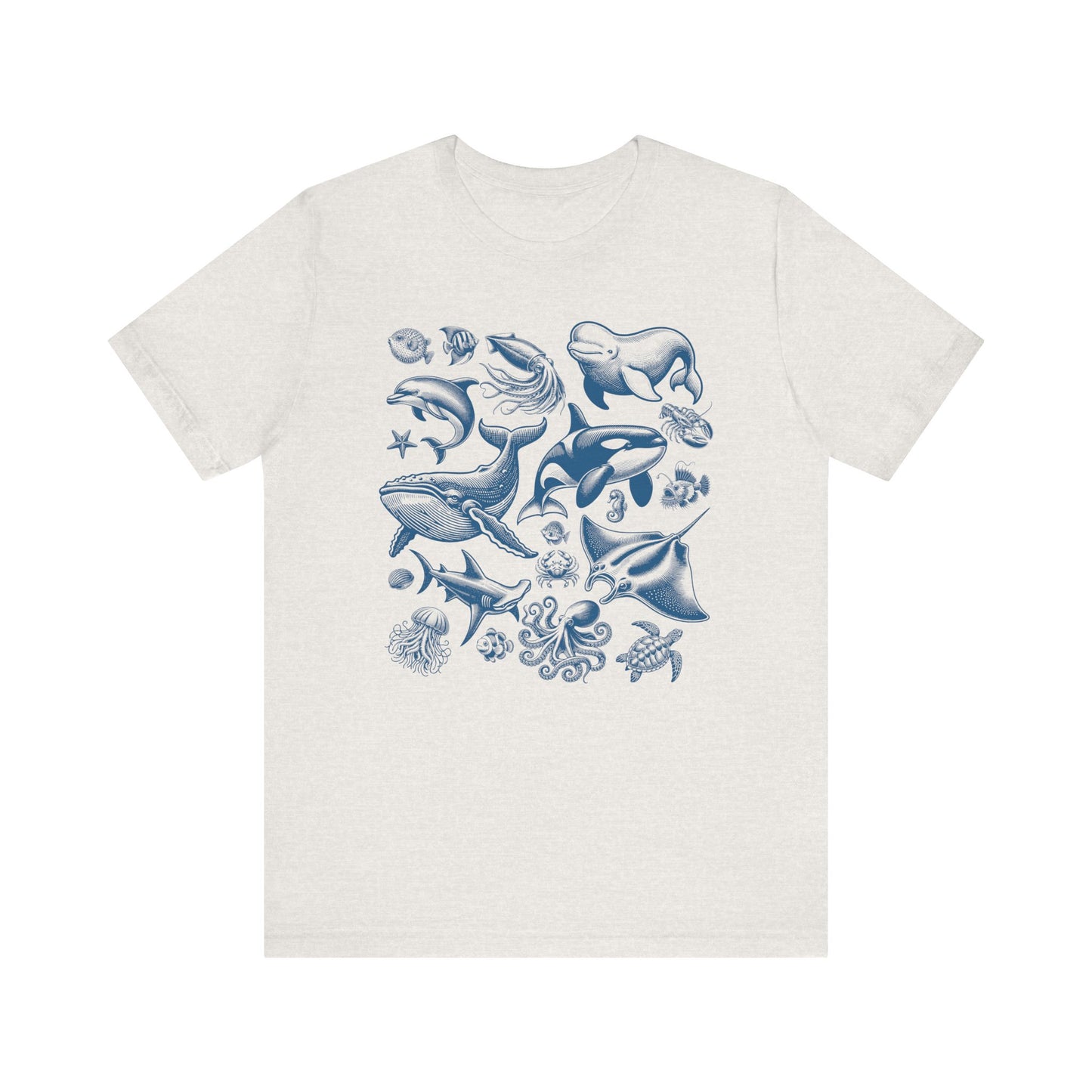 Ocean Life Collage T-Shirt